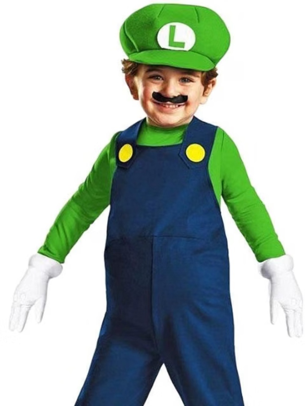 Super Mario Brothers Luigi Toddler Costume - size 2T LIKE NEW